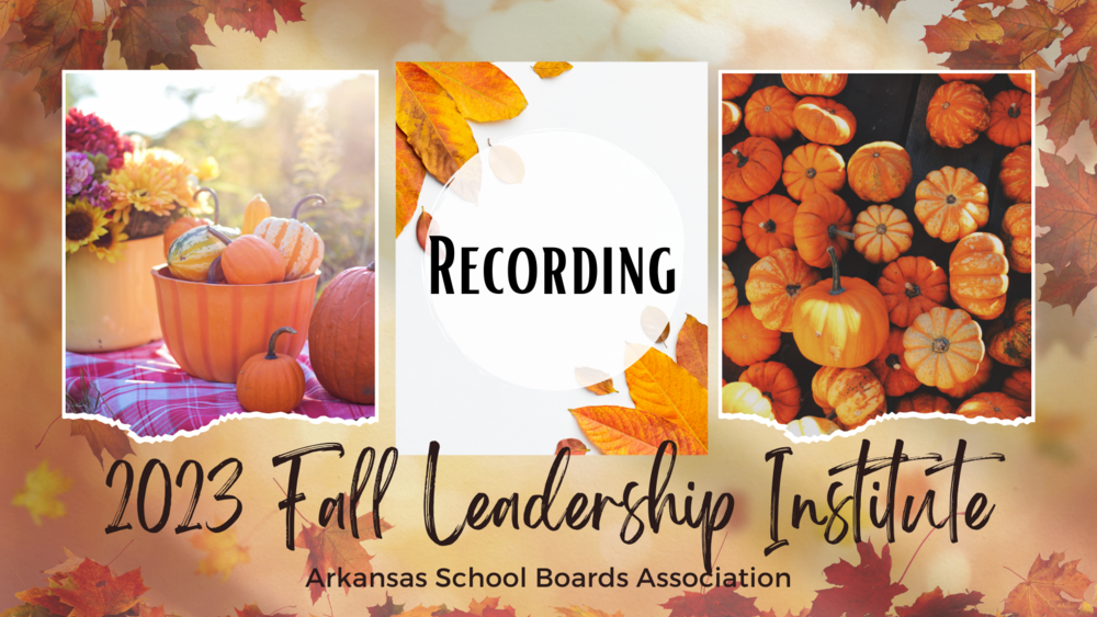 fall pictures with recording for Fall Leadership Institutes